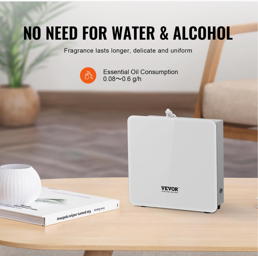 Scent Air Machine for Home, 480ML with Cold Air Technology, Waterless Smart Essential Oil Diffuser, Cover Up to 2500 Sq.Ft for Large Room, Hotel, Spa, Business Office